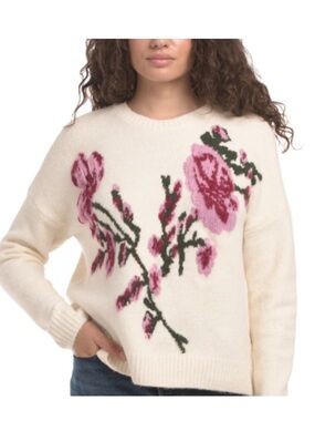 NWT Ted Baker London Floral Jacquard Sweater Size XL